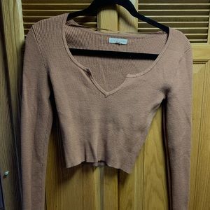 LA Hearts by PacSun Cropped, Long Sleeve